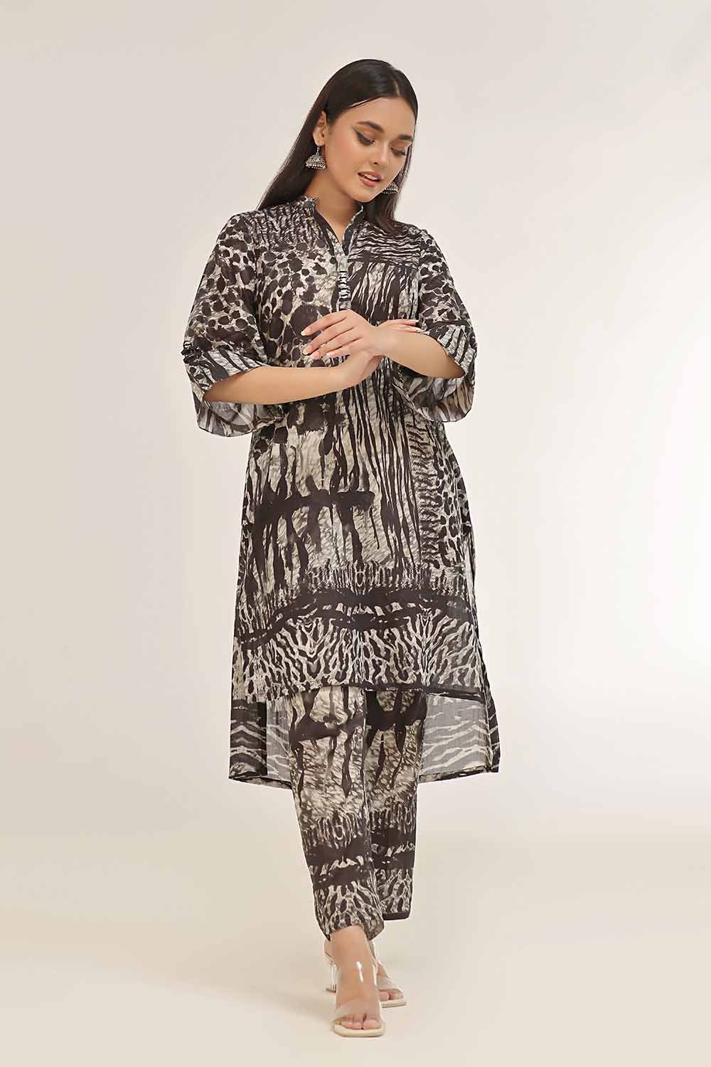 2 Piece Unstitched Lawn Suit