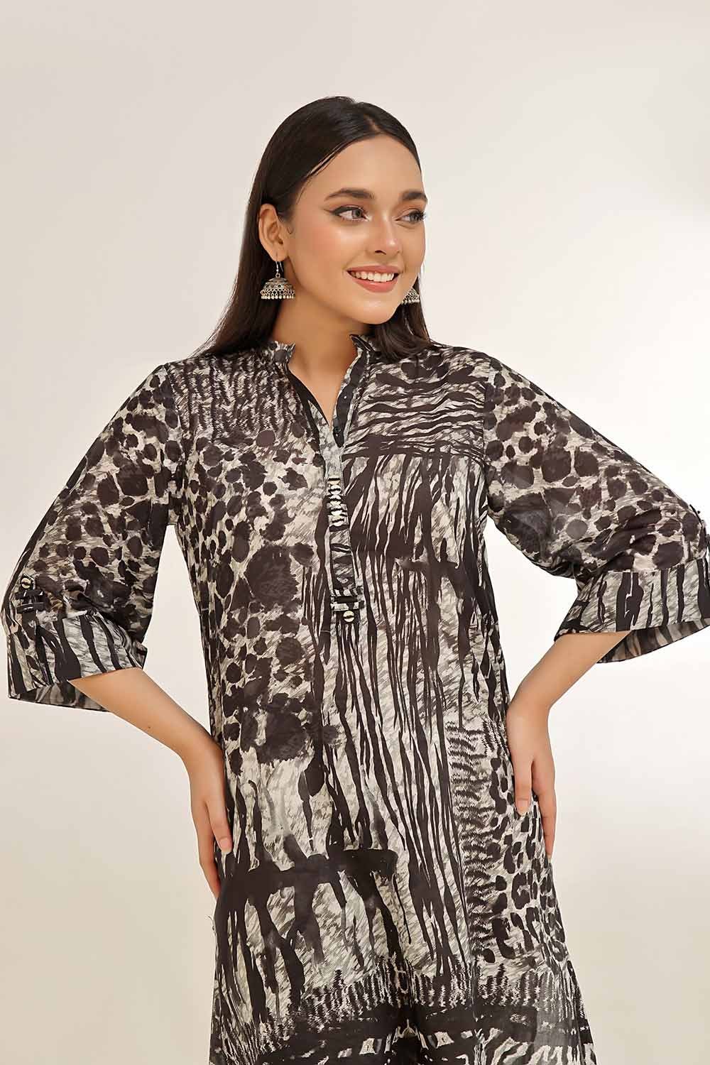 2 Piece Unstitched Lawn Suit