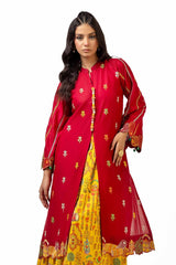 2 Piece Unstitched Embroidered Lawn Suit with Printed Lawn Trouser TL-42110