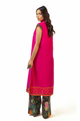 2 Piece Unstitched Embroidered Lawn Suit with Printed Lawn Trouser TL-42111