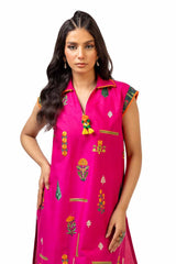 2 Piece Unstitched Embroidered Lawn Suit with Printed Lawn Trouser TL-42111