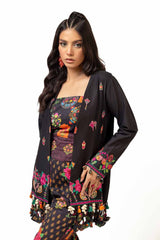 2 Piece Unstitched Embroidered Lawn Suit with Printed Lawn Trouser TL-42112