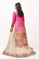 2 Piece Unstitched Printed Lawn Suit with Embroidered Trouser TL-42114