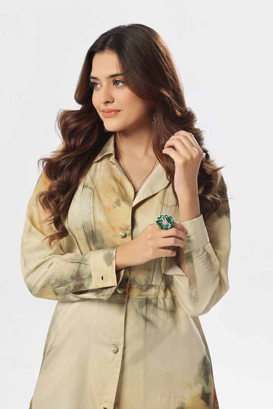 2 Piece Unstitched Printed Viscose Slub Suit TL-52133 A