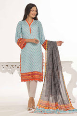 2 Piece Unstitched Lawn Suit TLP-42018