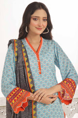 2 Piece Unstitched Lawn Suit TLP-42018