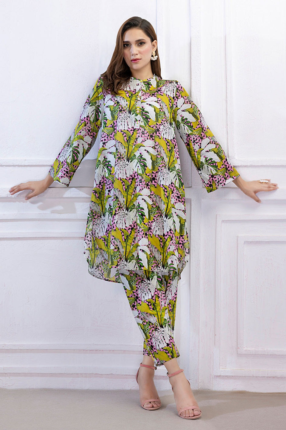 2 Piece Unstitched Printed Lawn Suit