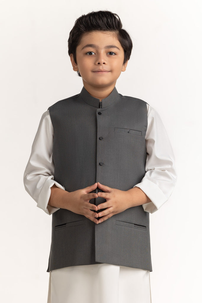 Gul Ahmed Styling Waist Coat KWC-PD24-018, view 1