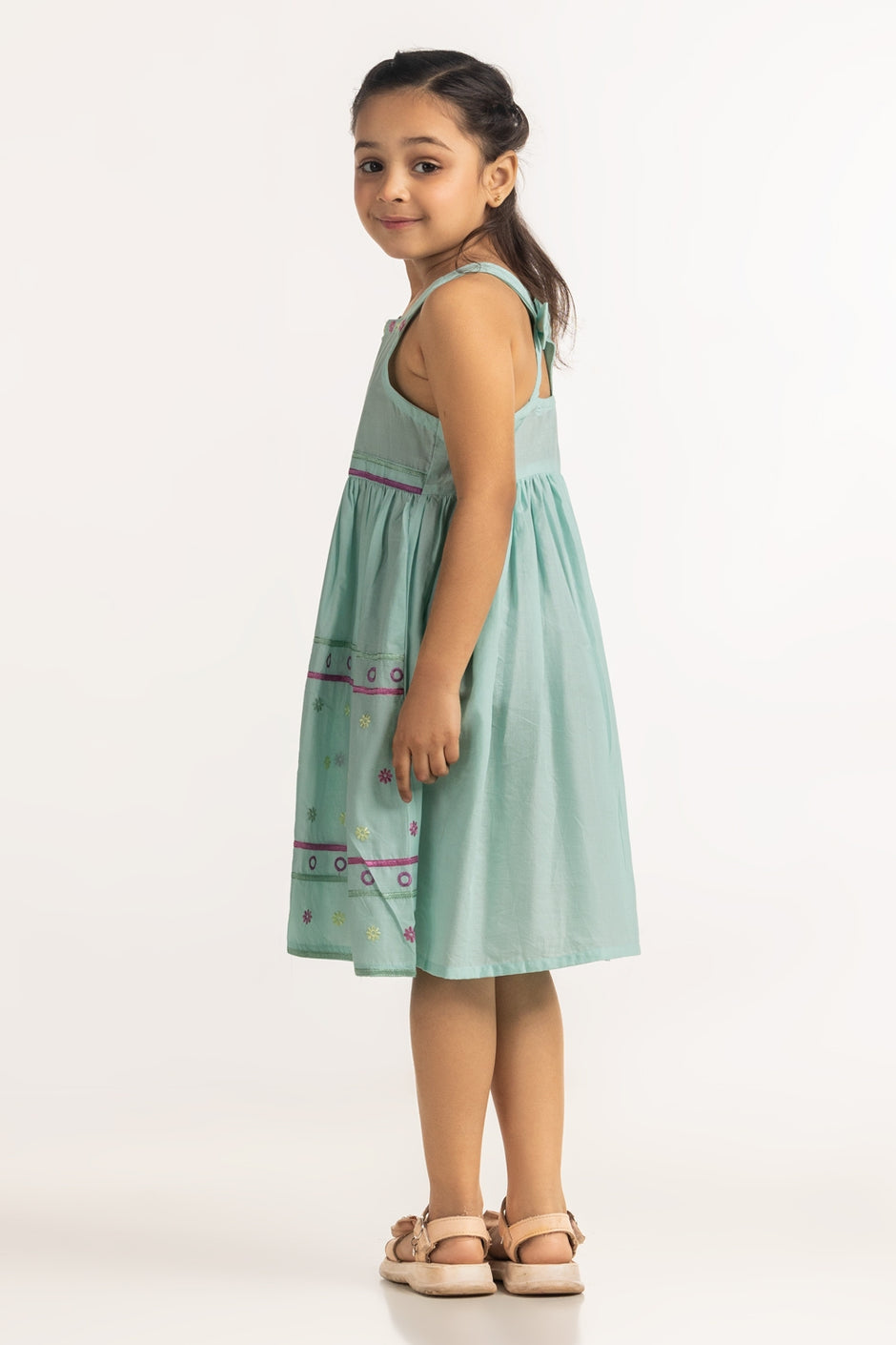 Toddler Girls Embroidery Top TG-DRS-SS25-110