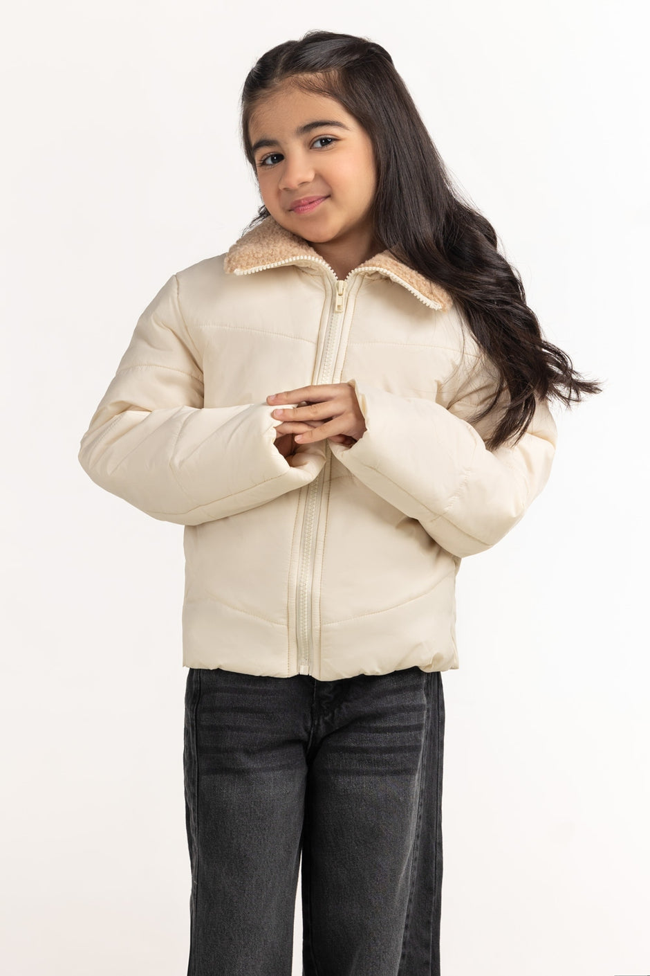 Junior Girls Puffer Jackets KG-JKT-WS24-010