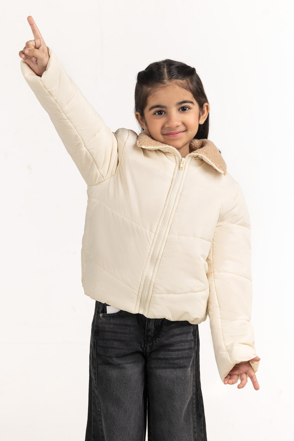 Junior Girls Puffer Jackets KG-JKT-WS24-010