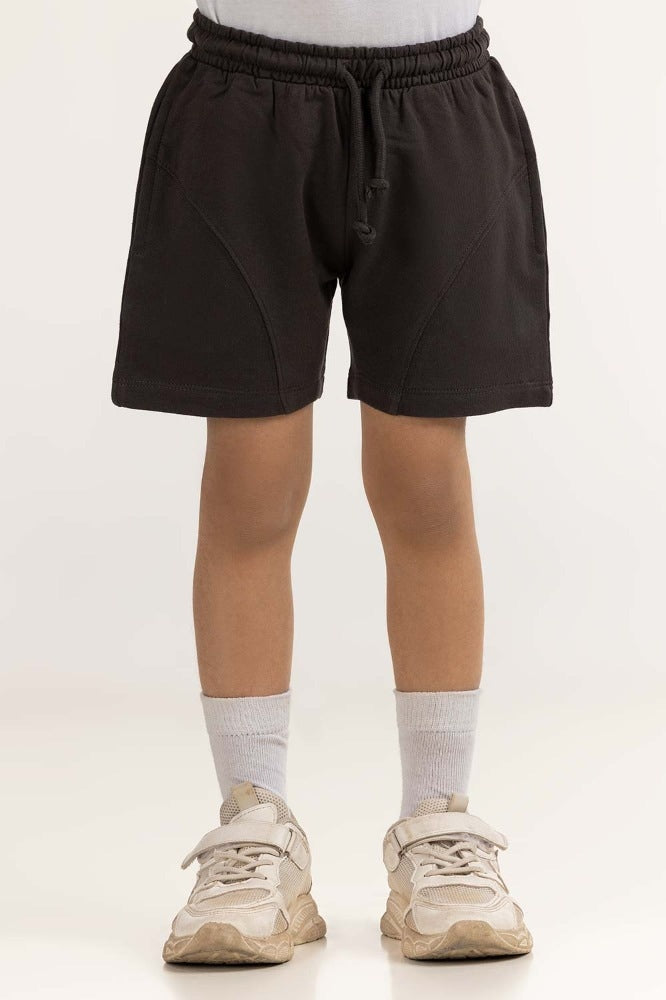 Toddler Boy Anthracite Basic Short TB-SHT-SS24-007