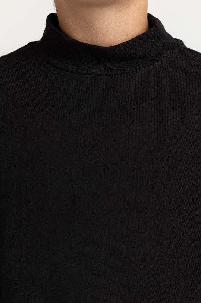 Toddler Boy Black Basic Tee TB-TS-WS23-003