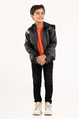 Toddler Boy Black Jacket 224-310-020