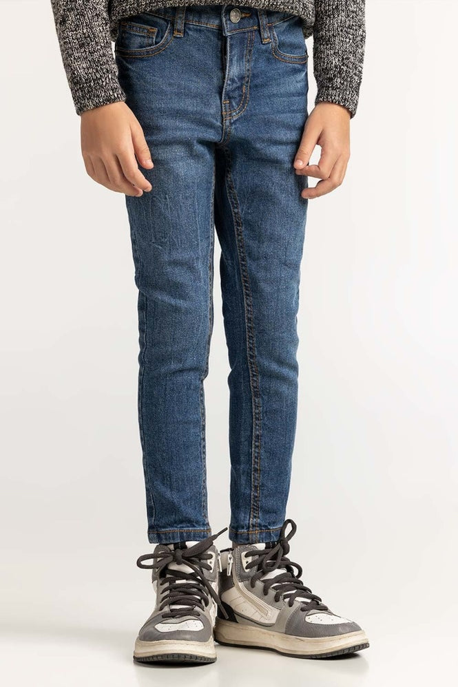 Toddler Boy Blue Denim Jeans TB-JNS-WS23-002 B