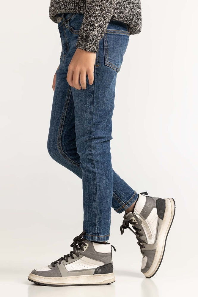 Toddler Boy Blue Denim Jeans TB-JNS-WS23-002 B