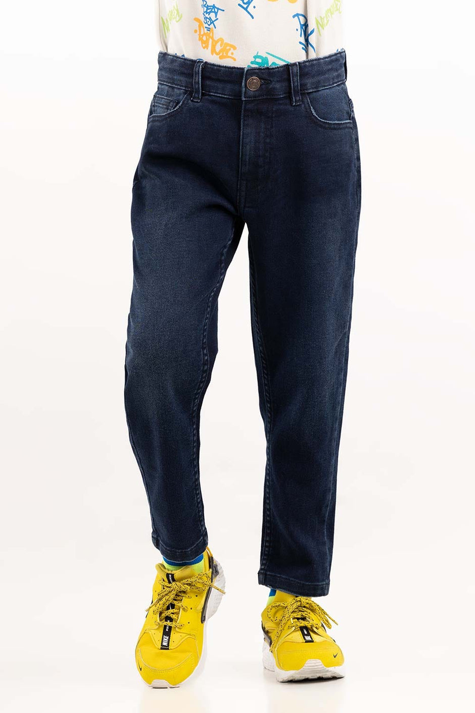 Toddler Boy Dark Blue Jeans 224-321-011