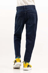 Toddler Boy Dark Blue Jeans 224-321-011