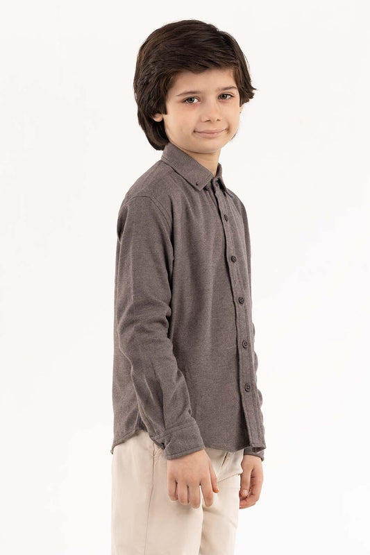 Toddler Boy Grey Casual Shirt 224-317-022