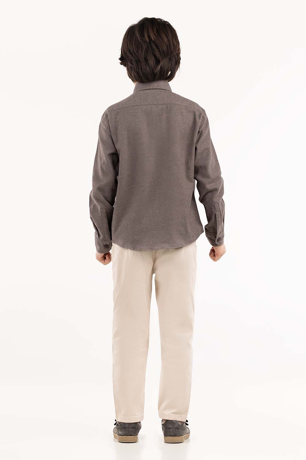 Toddler Boy Grey Casual Shirt 224-317-022
