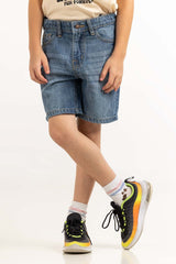 Toddler Boy Light Blue Short 231-319-300 A