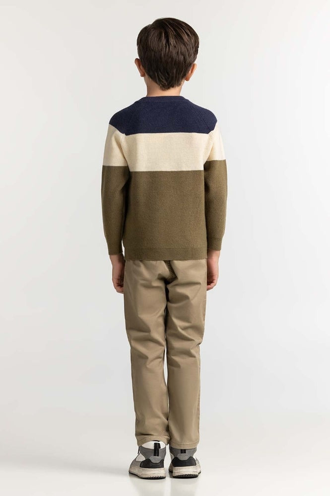 Toddler Boy Multi Basic Sweater TB-SWT-WS23-011