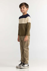 Toddler Boy Multi Basic Sweater TB-SWT-WS23-011