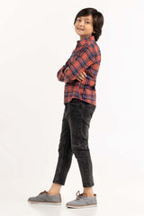 Toddler Boy Salmon Casual Shirt 224-317-014