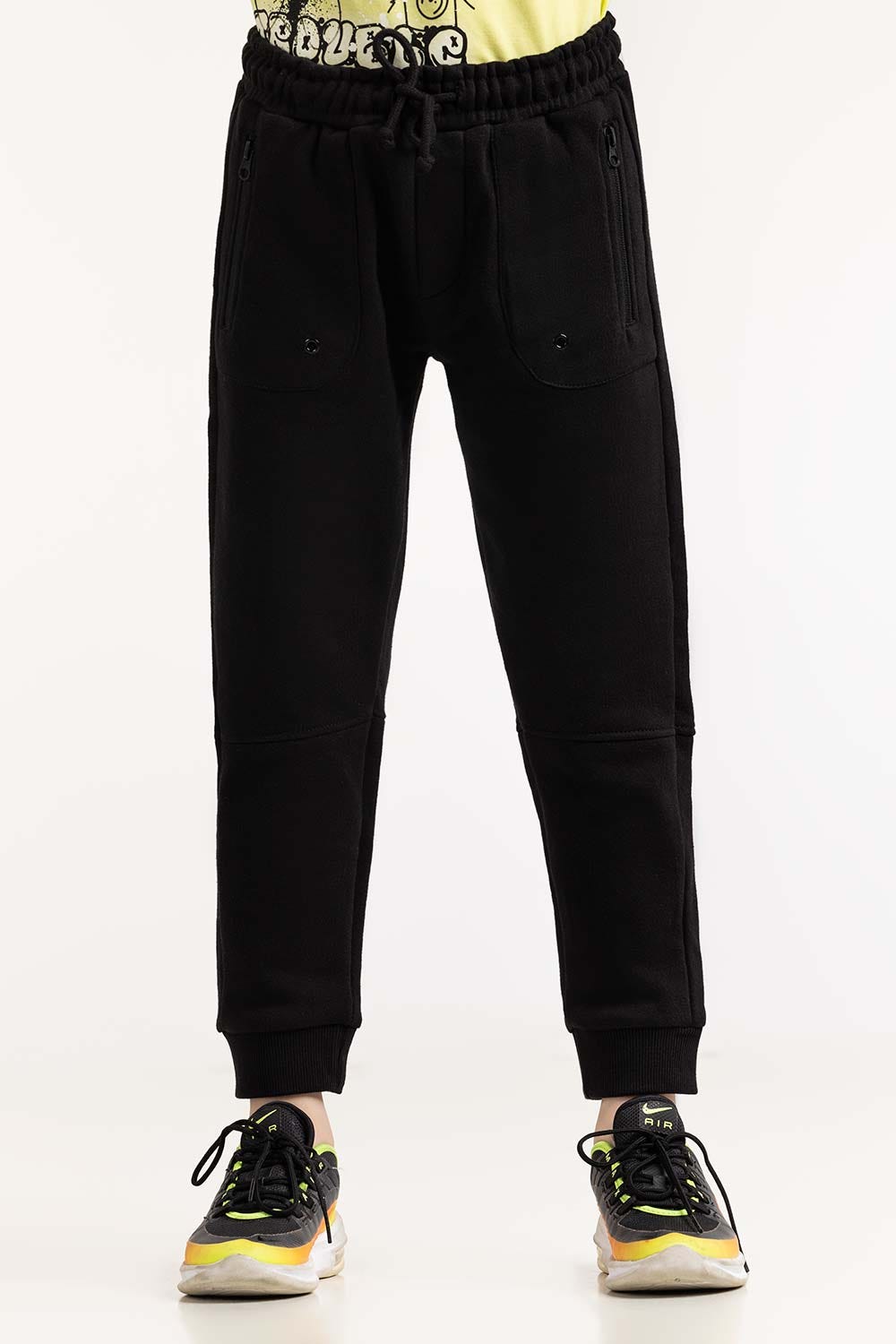 Toddler Boy Black Trouser 224-520-008