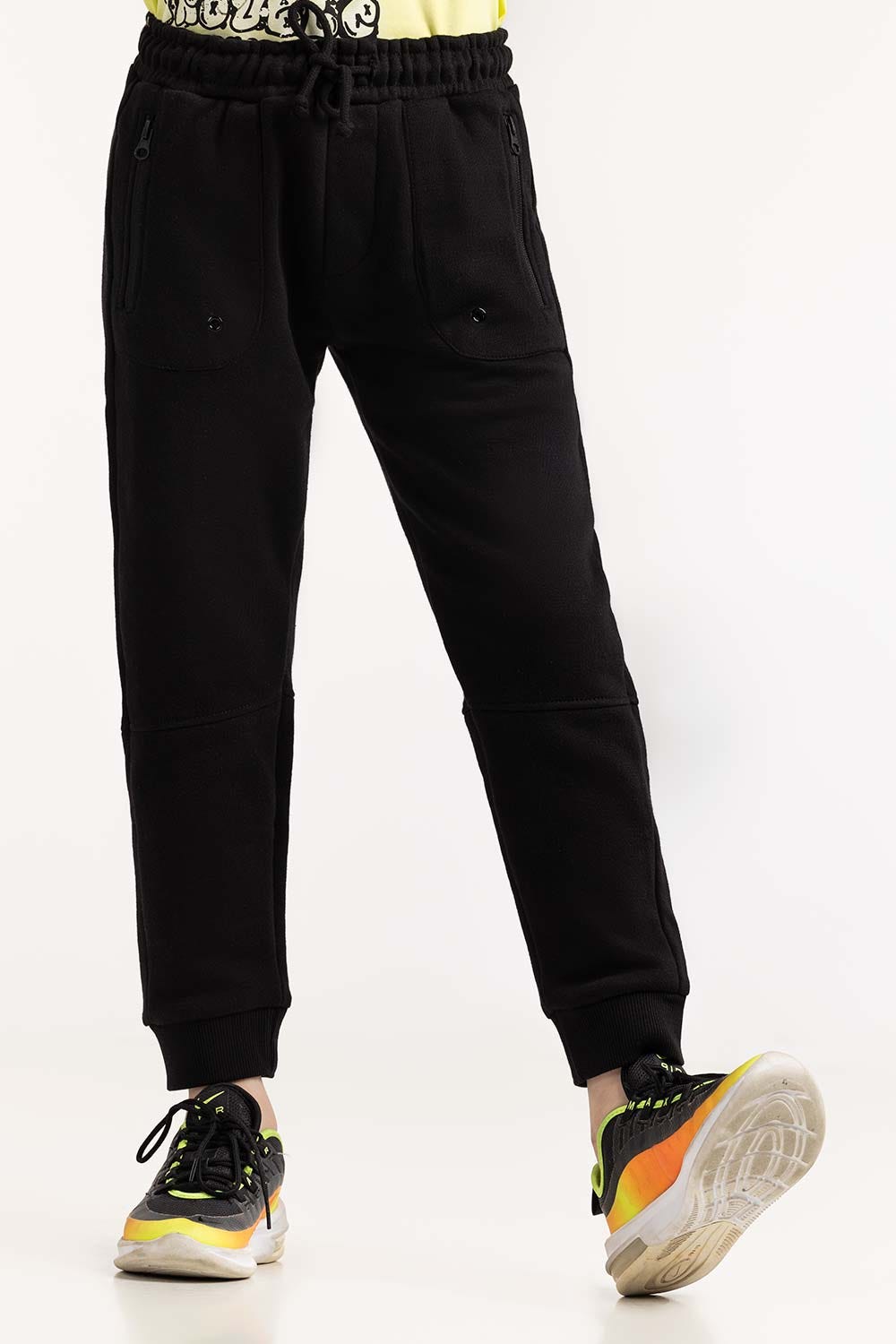 Toddler Boy Black Trouser 224-520-008