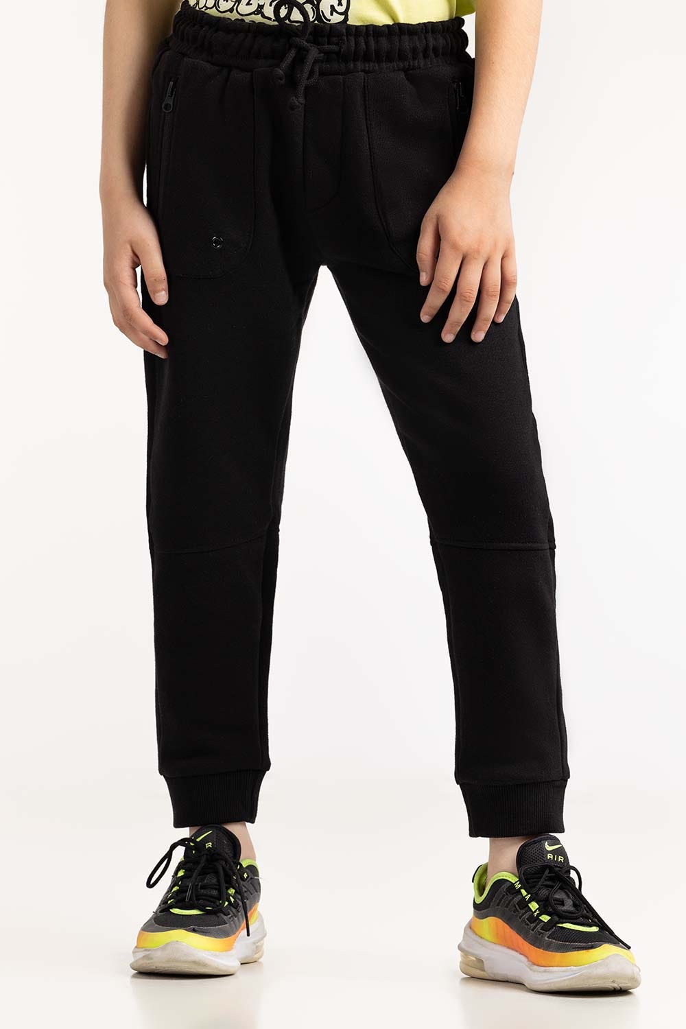 Toddler Boy Black Trouser 224-520-008