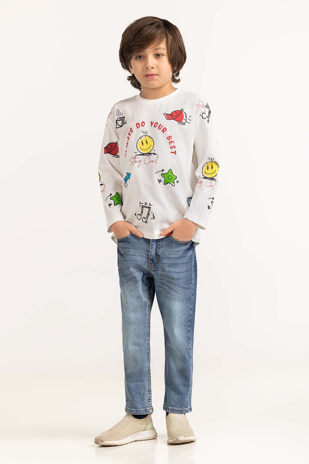Toddler Boy Coco Milk T-Shirt 224-513-012
