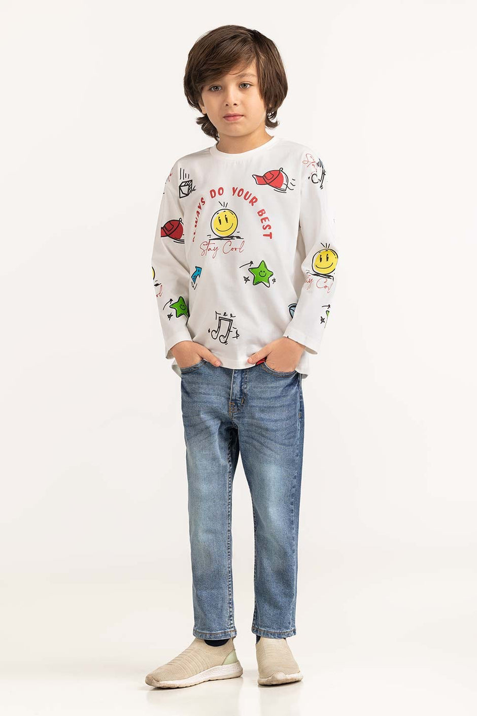 Toddler Boy Coco Milk T-Shirt 224-513-012