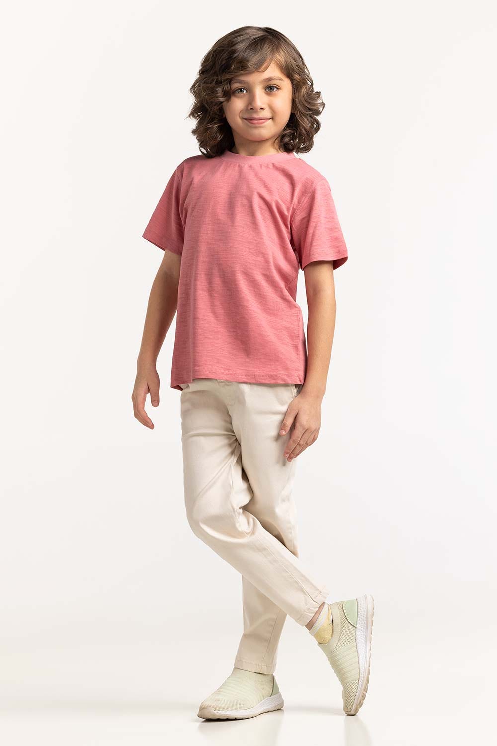 Toddler Boy Pink T-Shirt 231-513-002