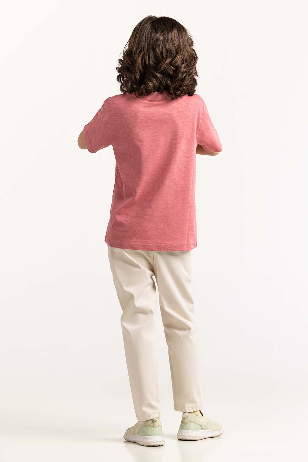 Toddler Boy Pink T-Shirt 231-513-002