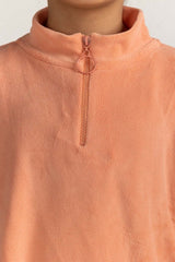 Toddler Girl Basic Knitted Sweatshirt 224-412-006