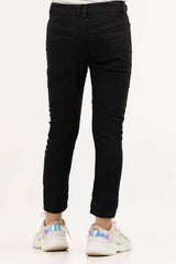 Toddler Girl Black Jeans 224-621-003