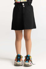 Toddler Girl Black Non Denim Skirt TG-SKT-SS24-006