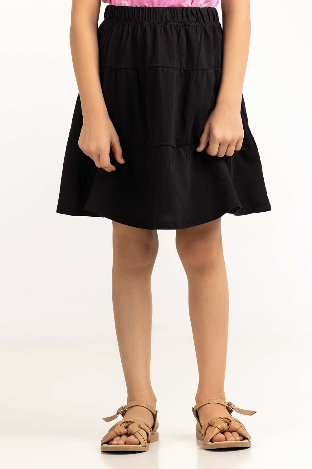 Toddler Girl Black Skirt 231-618-003