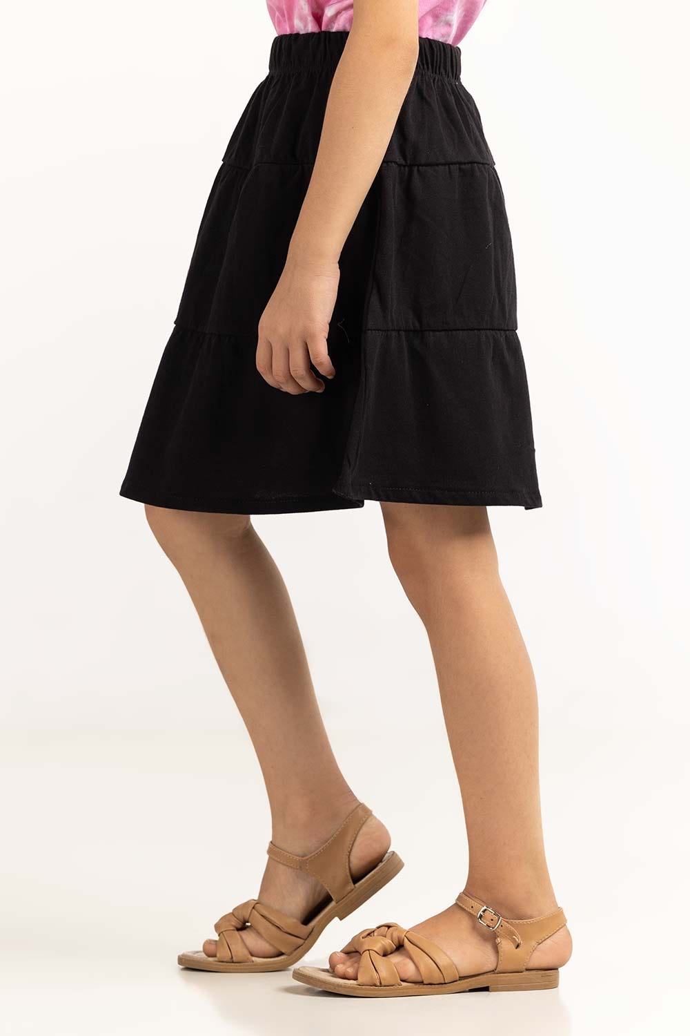 Toddler Girl Black Skirt 231-618-003