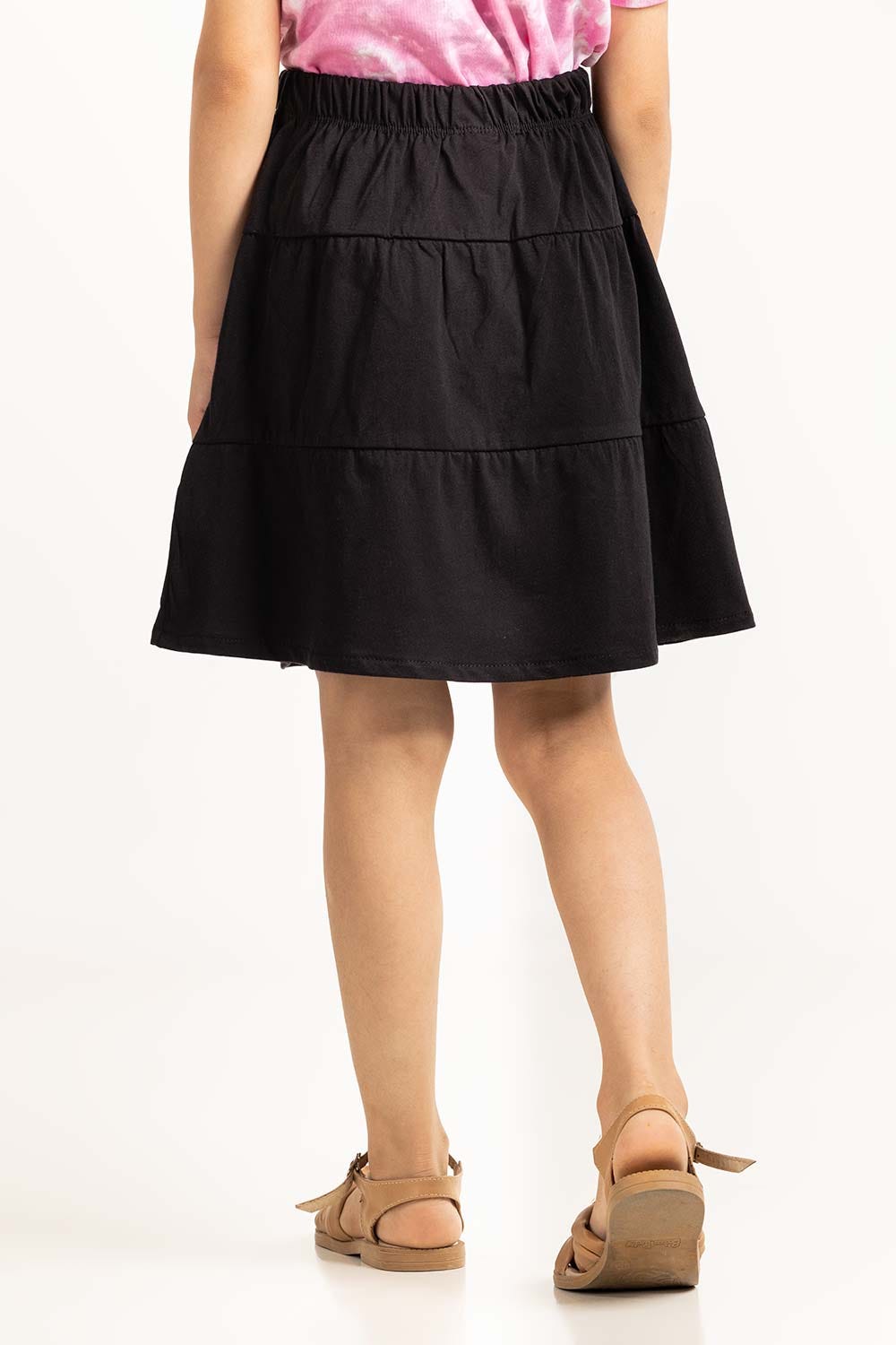 Toddler Girl Black Skirt 231-618-003