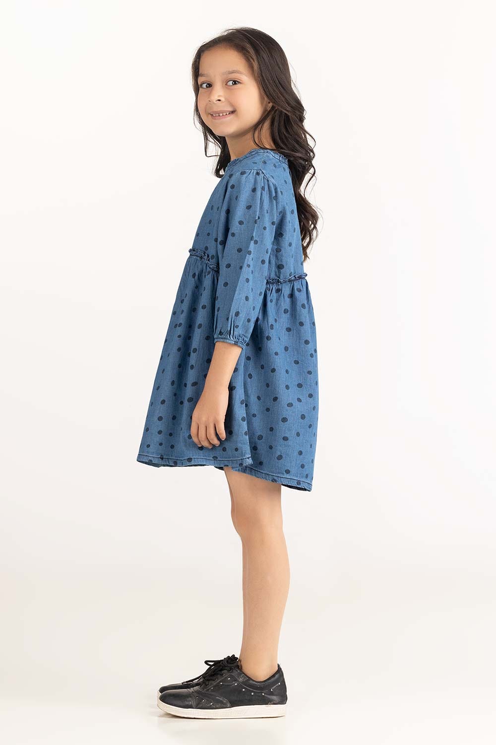 Toddler Girl Blue Dress 231-614-213