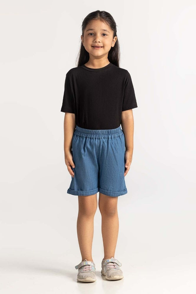 Toddler Girl Blue Short TG-TRC-SS24-311