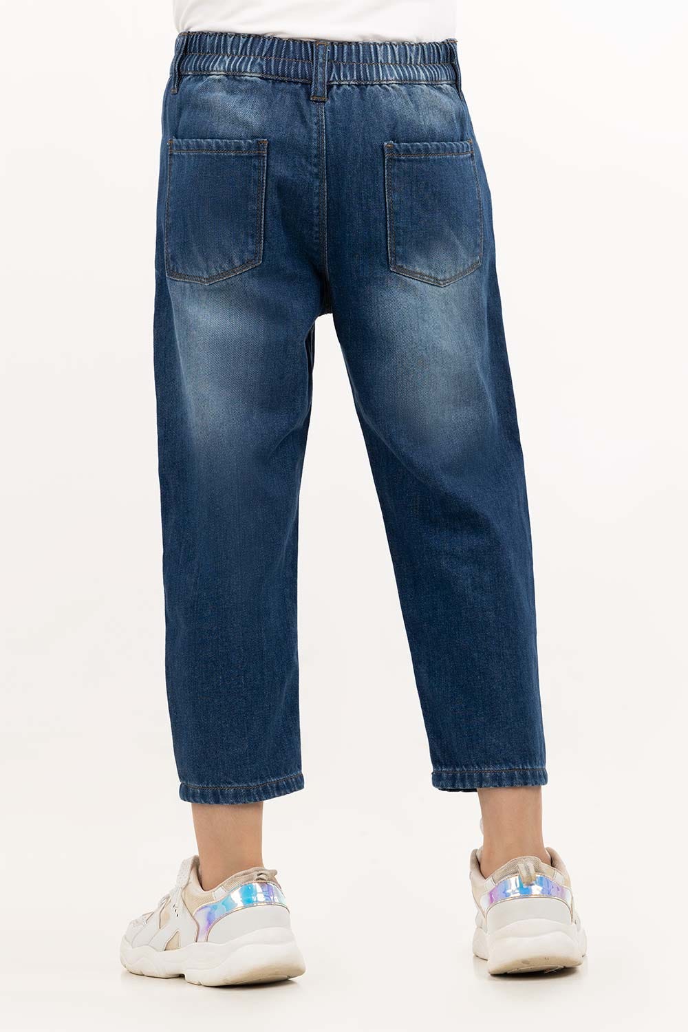 Toddler Girl Dark Blue Jeans 224-621-008