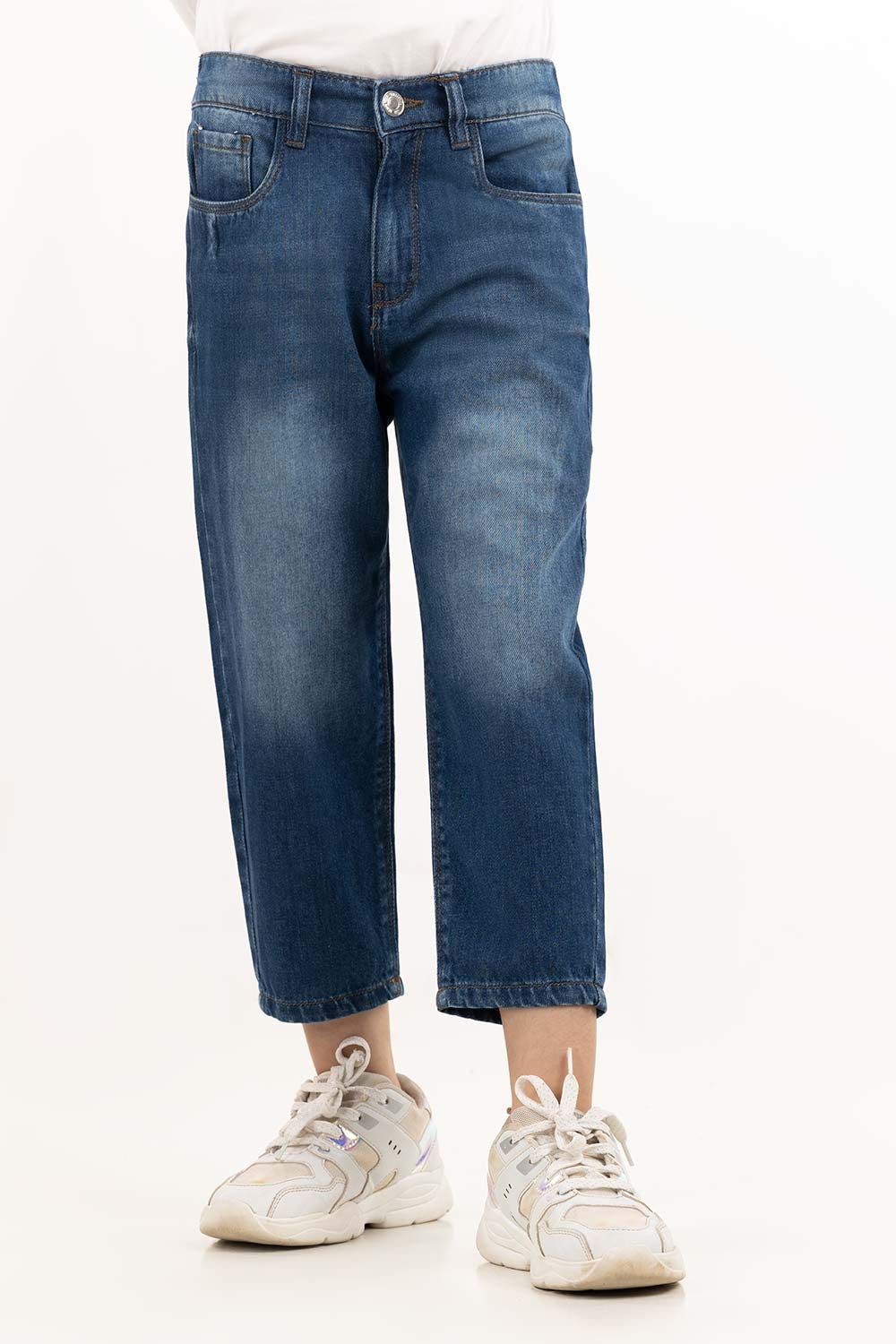 Toddler Girl Dark Blue Jeans 224-621-008