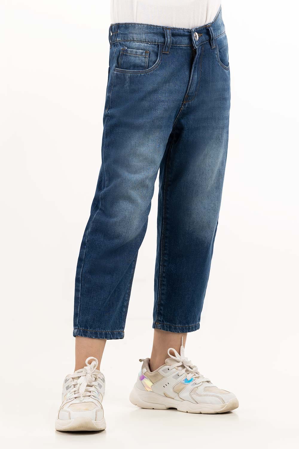 Toddler Girl Dark Blue Jeans 224-621-008