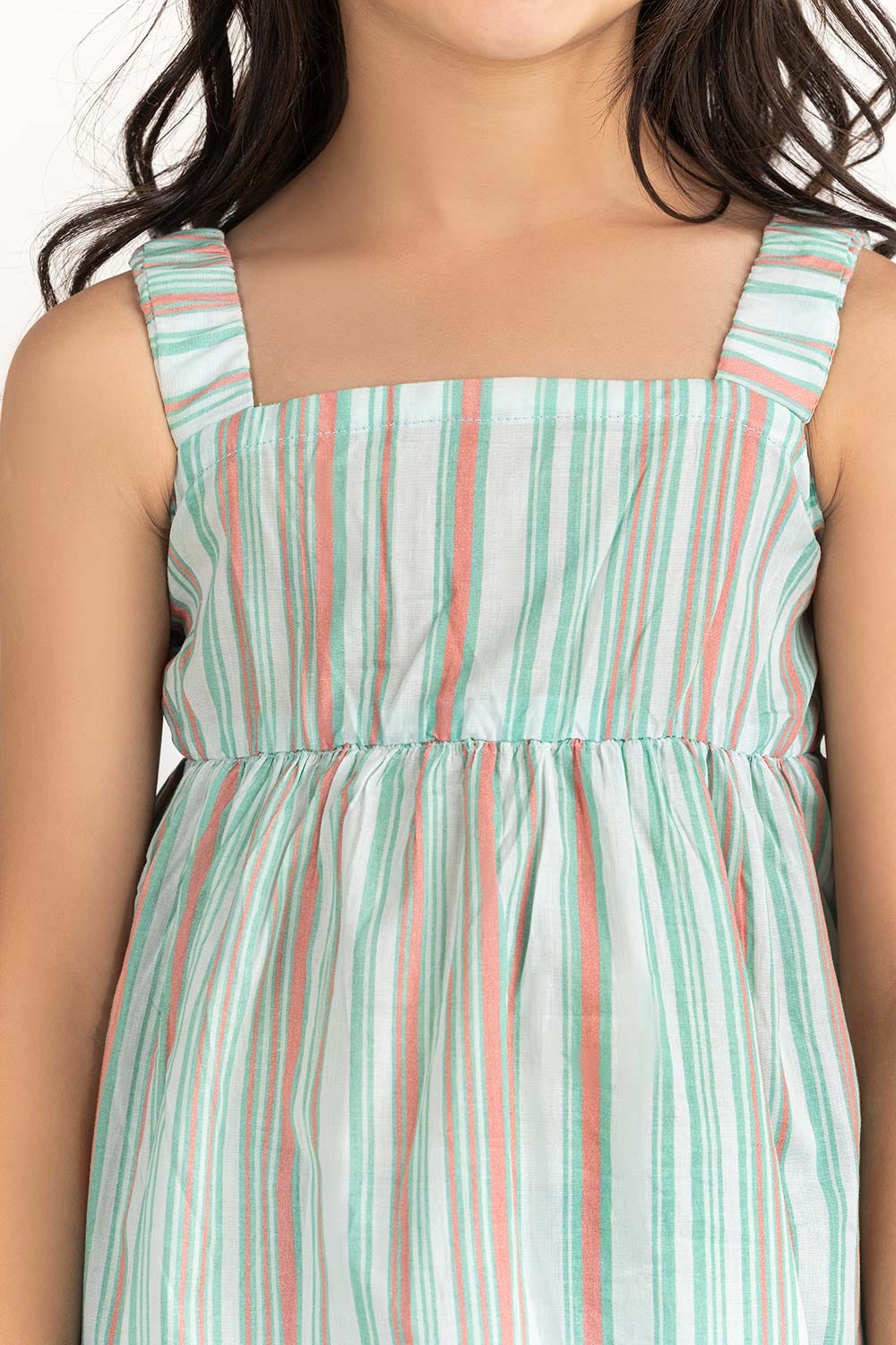 Toddler Girl Green Blouse 231-616-205