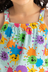 Toddler Girl Green Co-Ord Top 231-616-014 T