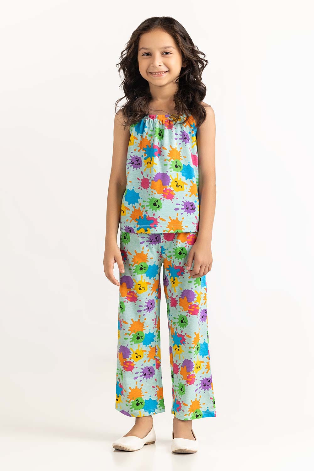 Toddler Girl Green Co-Ord Top 231-616-014 T