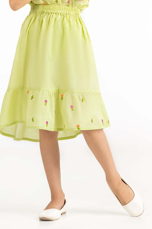 Toddler Girl Green Skirt 231-616-202 B